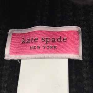 Kate spade - *Host Pick* ‘Bow Beanie & Gloves’. Black. NWT Kate Spade Ribbed Knit Bow Cuff Beanie Stocking Cap White  main image 4